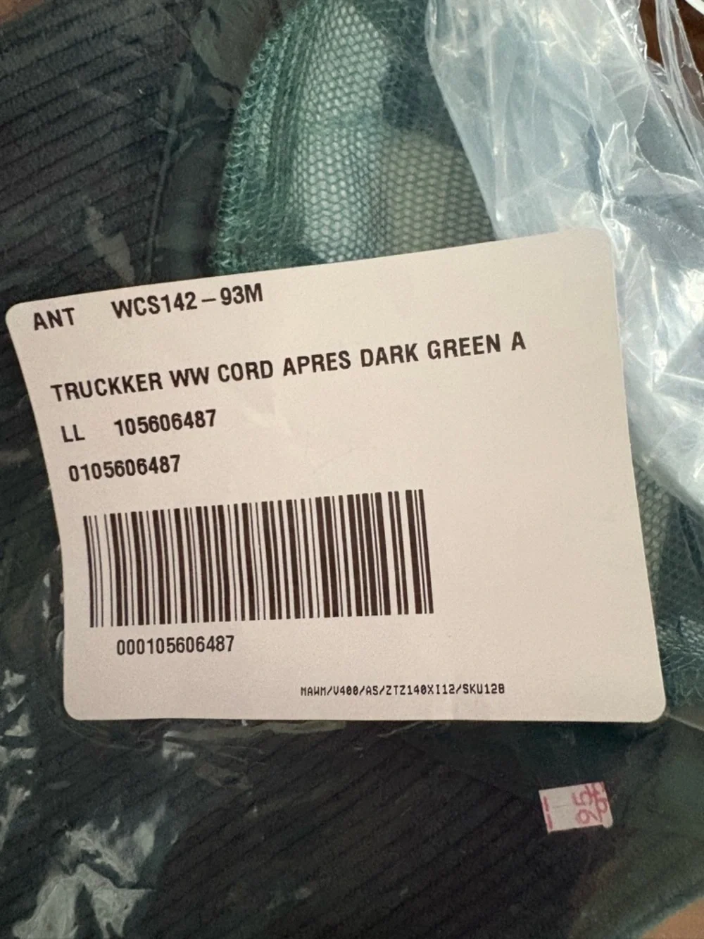 NWT-Anthropologie Chalet Dark Green Mesh Trucker Hat - Picture 7 of 7
